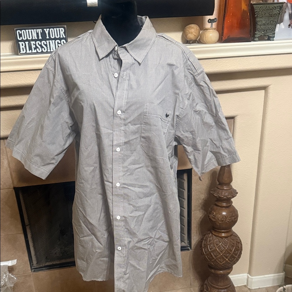 Sean John Casual Gray Button Down Shirt